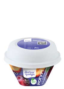 Йогурт термостатный со сливой